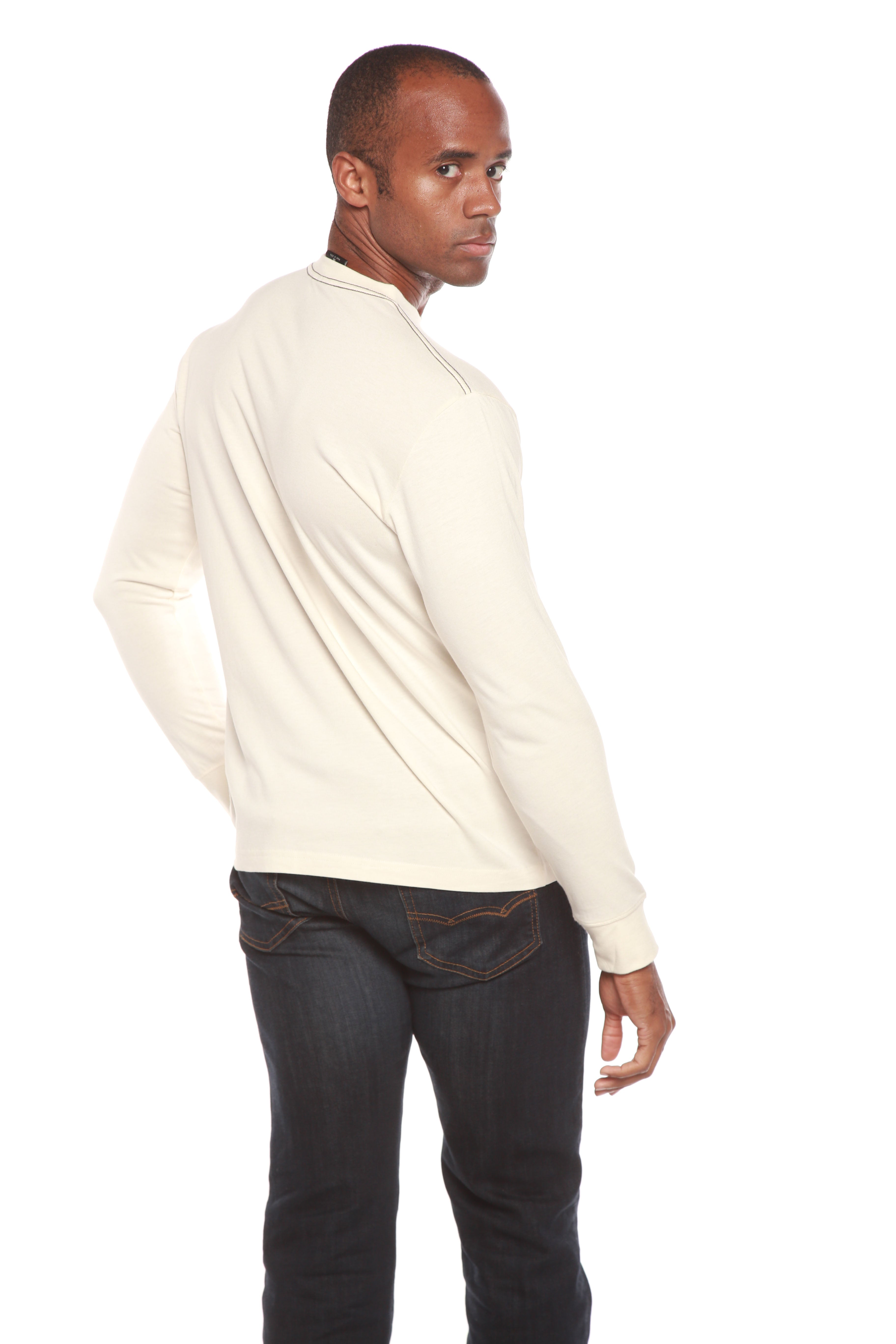 Men's Bamboo Long Sleeve T-Shirt | Viscose & Organic Cotton