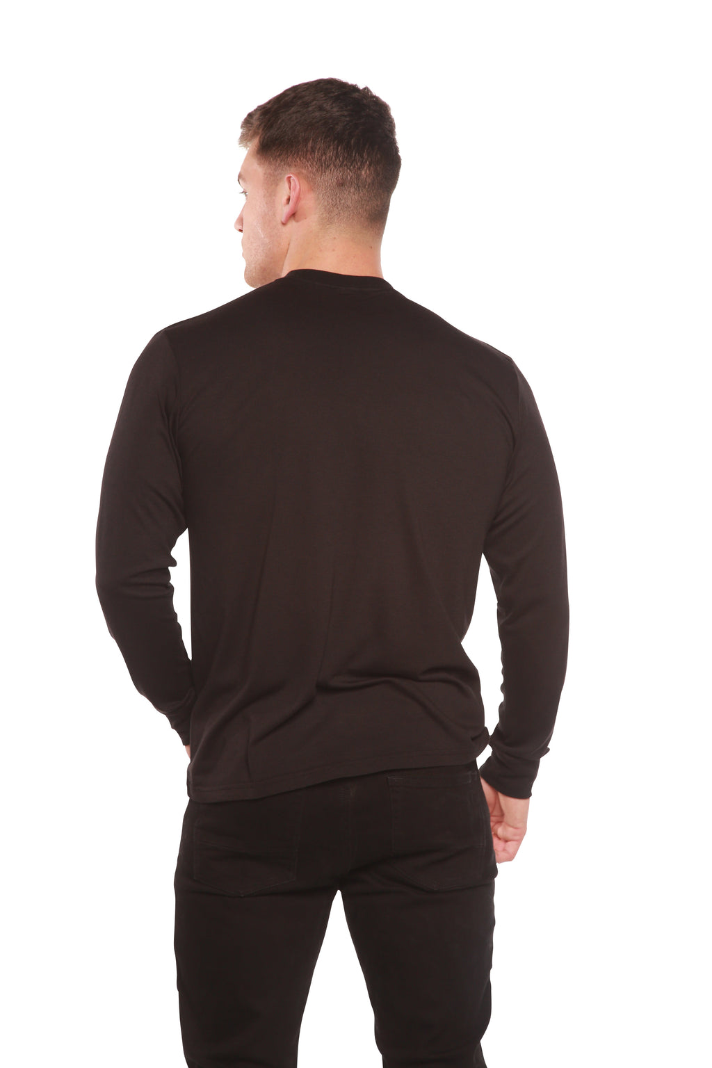 Men's Bamboo Long Sleeve T-Shirt | Viscose & Organic Cotton