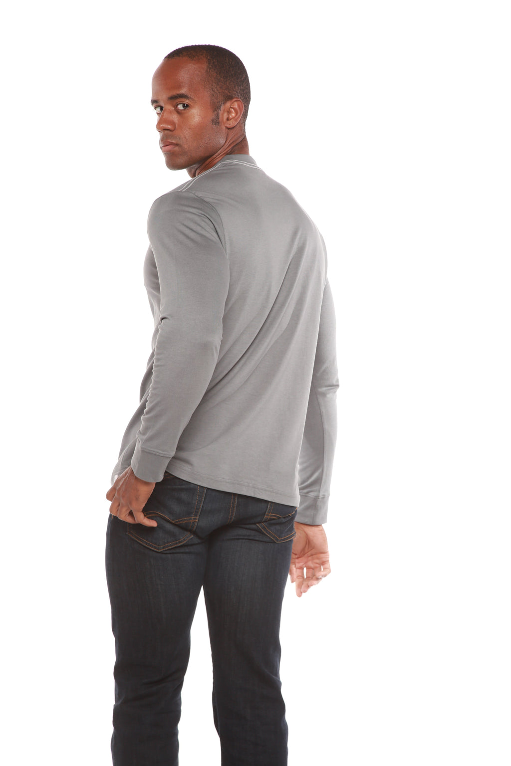 Men's Bamboo Long Sleeve T-Shirt | Viscose & Organic Cotton