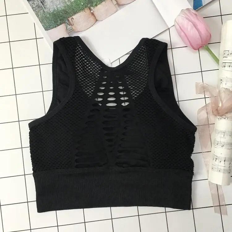 Women's Backless Sports Bra & Yoga Vest Top