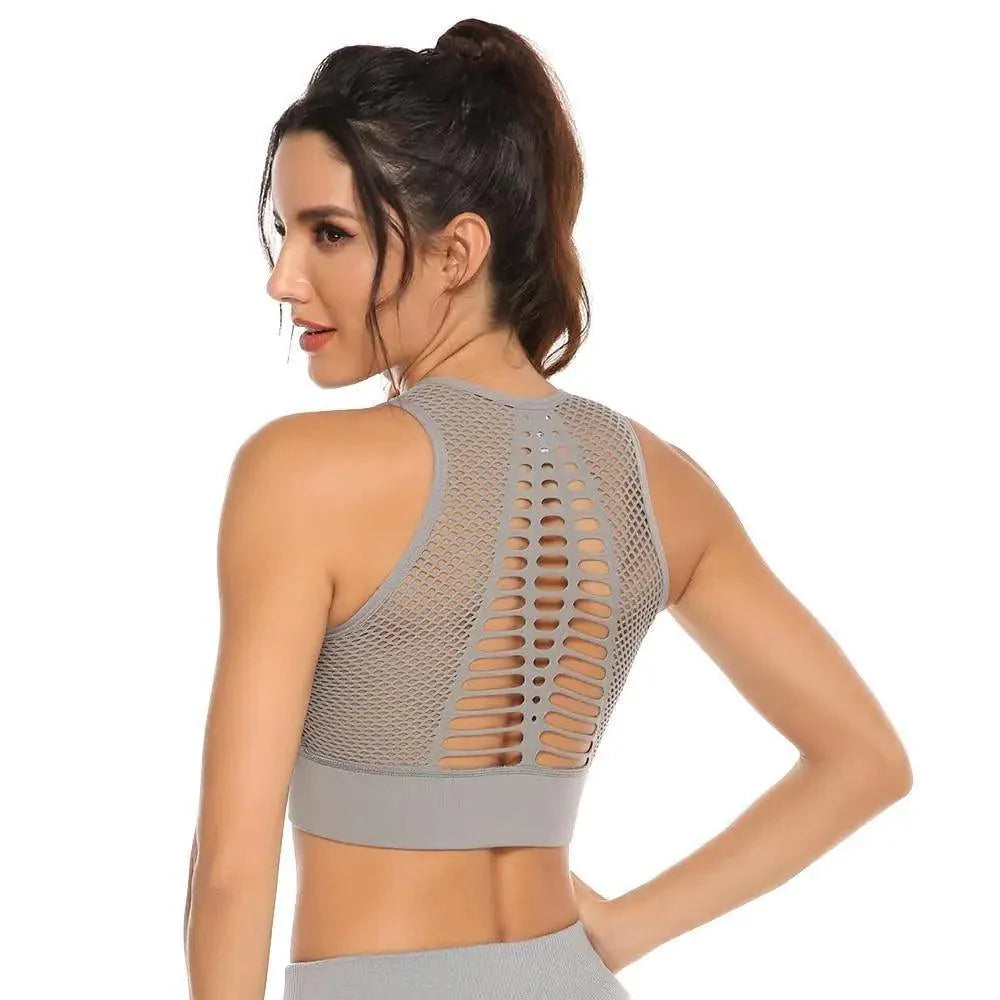 Women's Backless Sports Bra & Yoga Vest Top