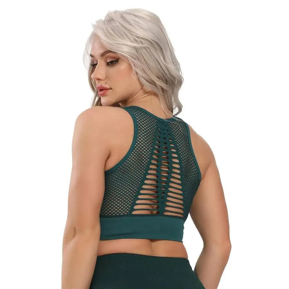 Women's Backless Sports Bra & Yoga Vest Top