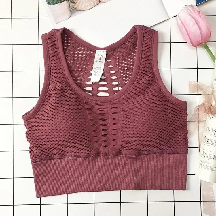 Women's Backless Sports Bra & Yoga Vest Top
