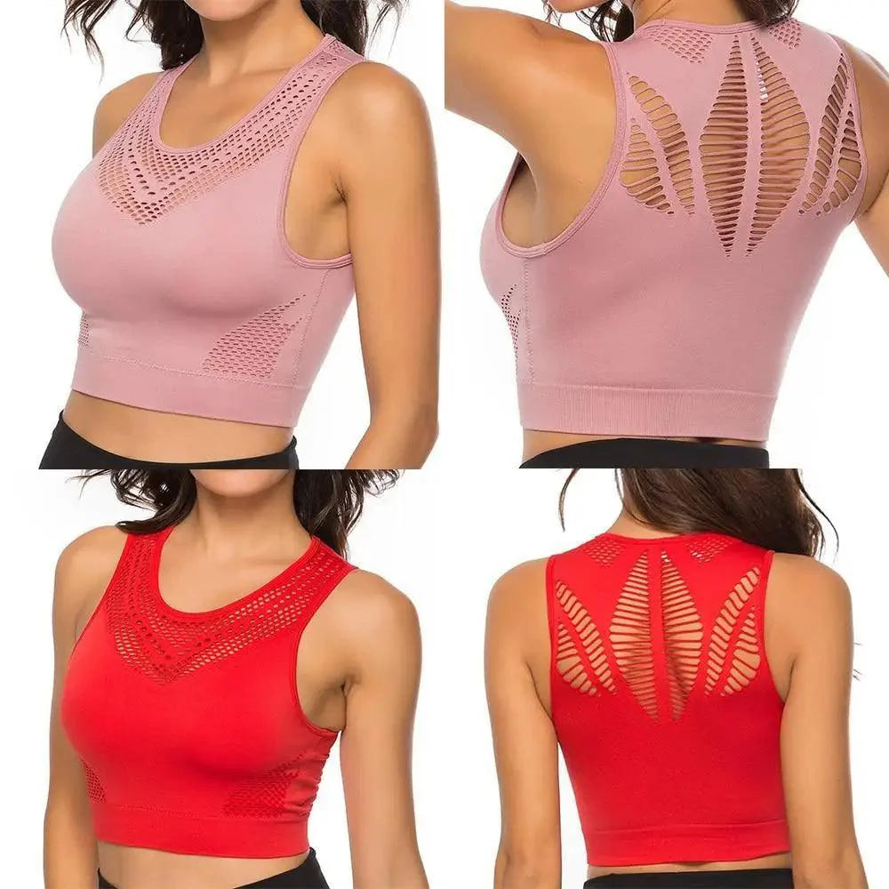 Women's Backless Sports Bra & Yoga Vest Top