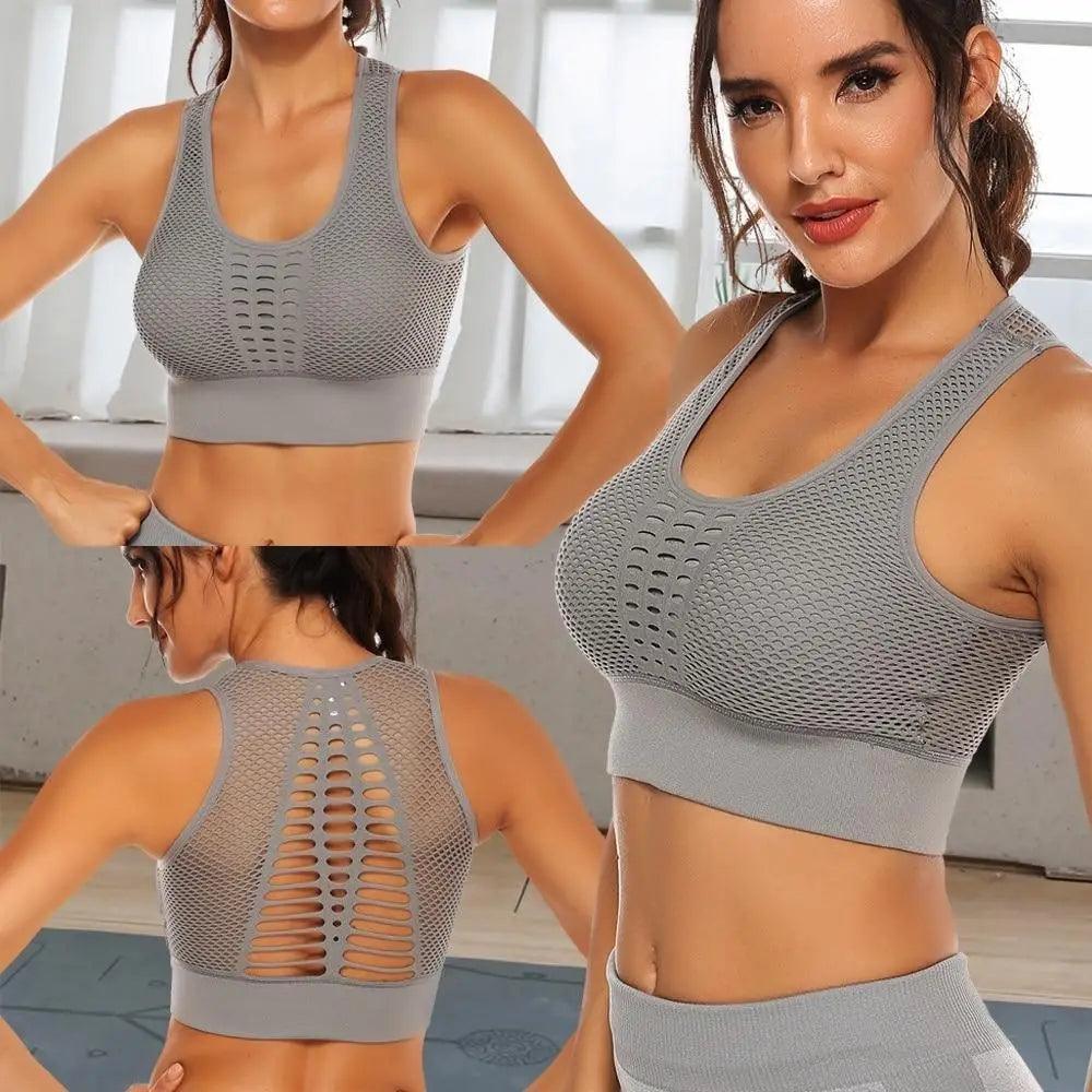 Women's Backless Sports Bra & Yoga Vest Top