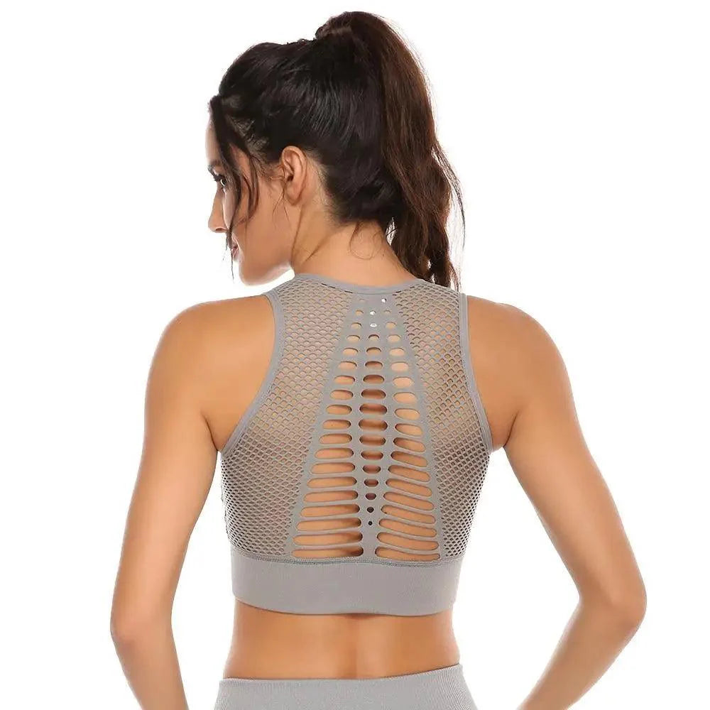 Women's Backless Sports Bra & Yoga Vest Top