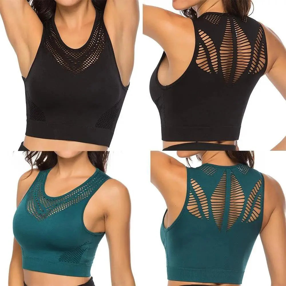 Women's Backless Sports Bra & Yoga Vest Top