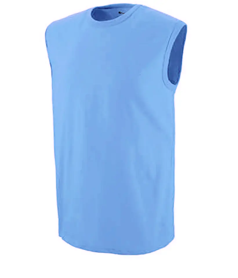 Men's Sky Blue Sleeveless - Tank Top