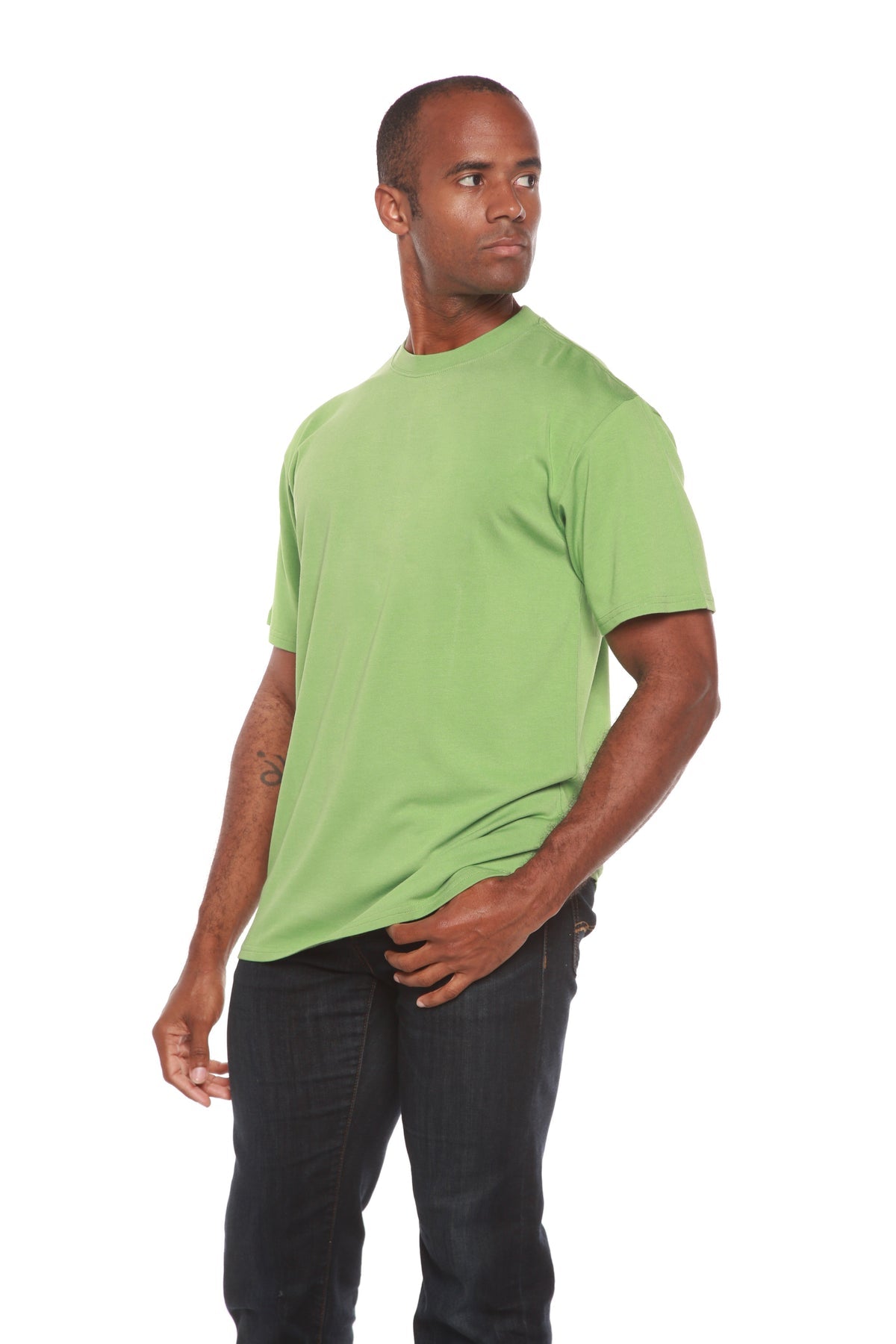 Men's Bamboo Contrast Stitch T-Shirt | Spun Bamboo